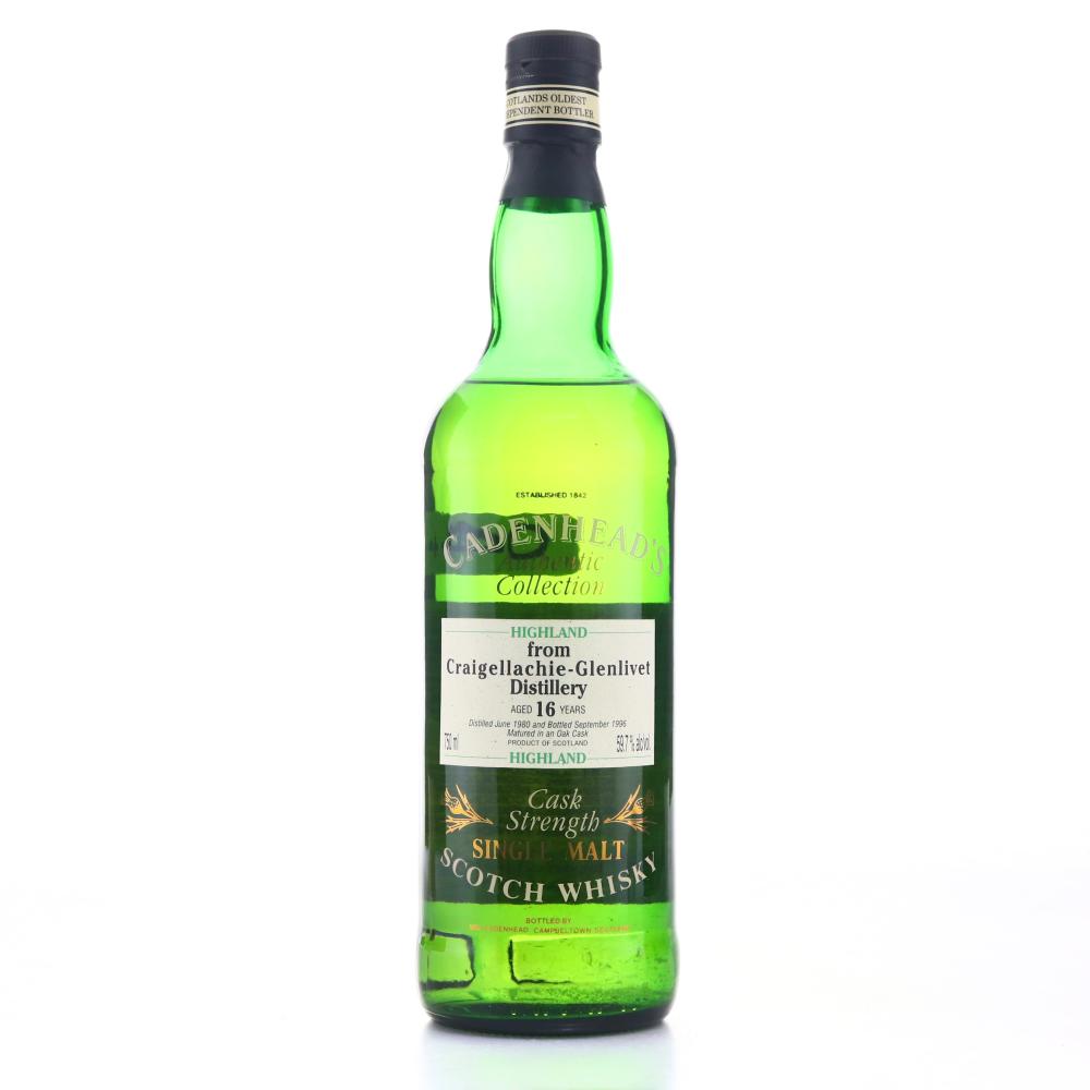 Craigellachie 1980 Cadenhead's 16 Year Old 75cl / US Import