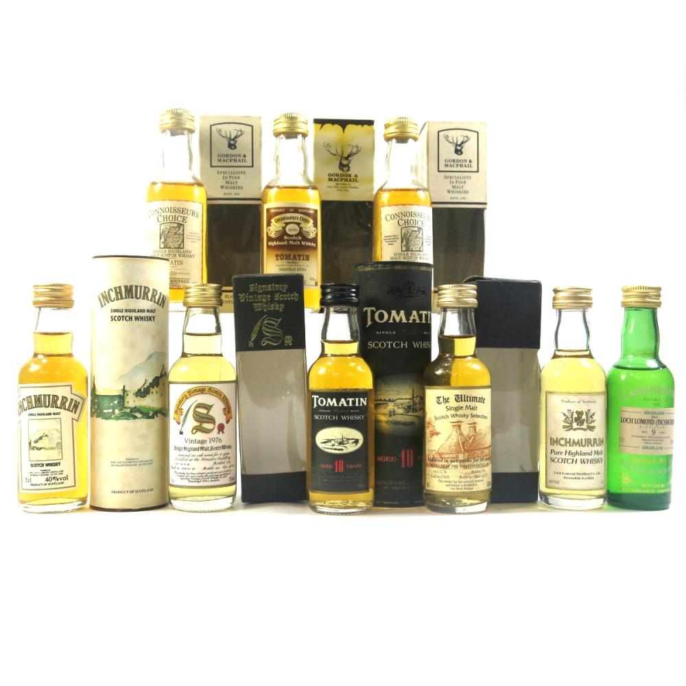 Tomatin & Inchmurrin Miniatures 9 x 5cl