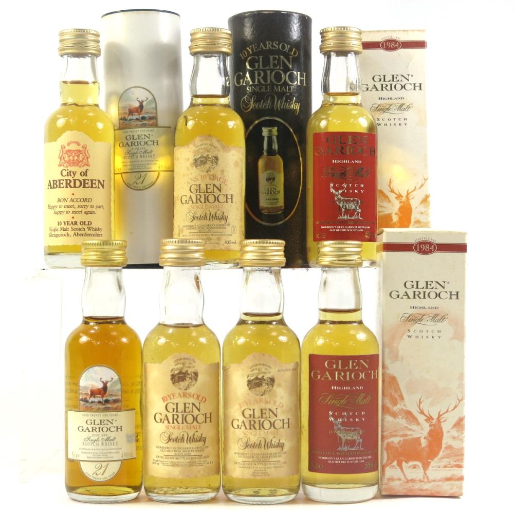 Glen Garioch Miniature Selection x 7