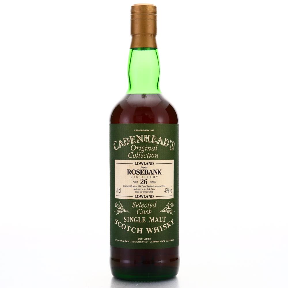 Rosebank 1967 Cadenhead's 26 Year Old