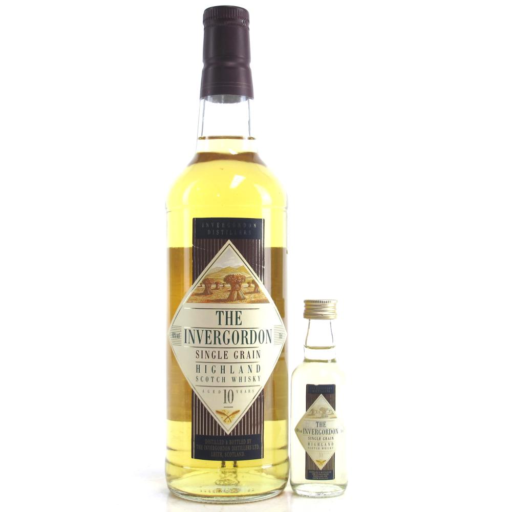 Invergordon 10 Year Old Single Grain / Including Miniature