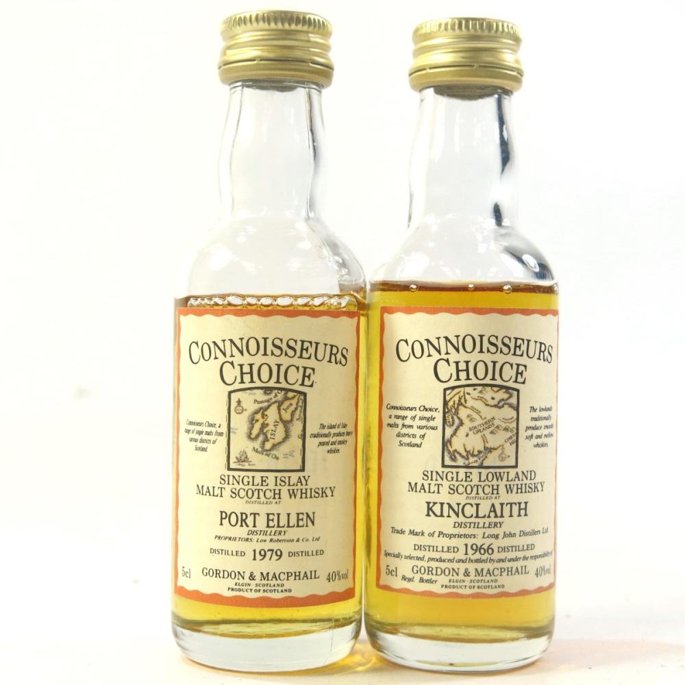 Gordon and MacPhail Miniature Selection x 2 / including Kinclaith 1966