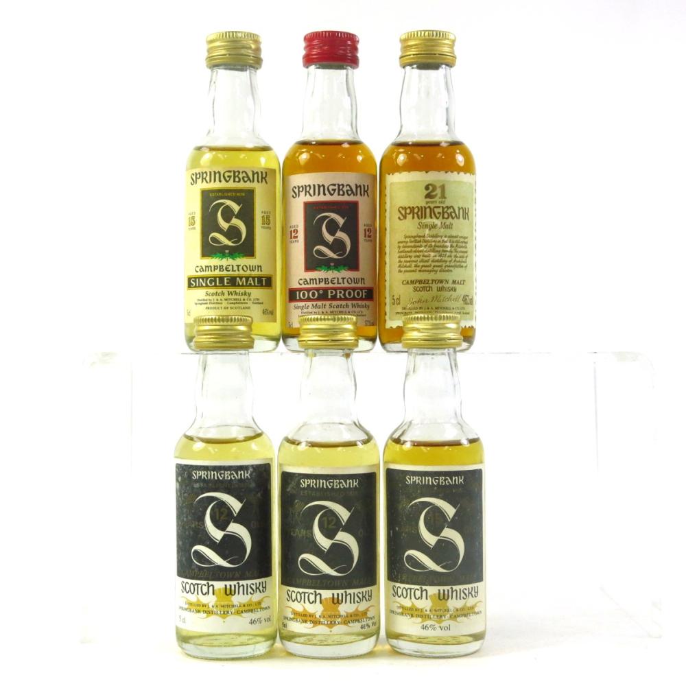Springbank Miniature Selection x 6