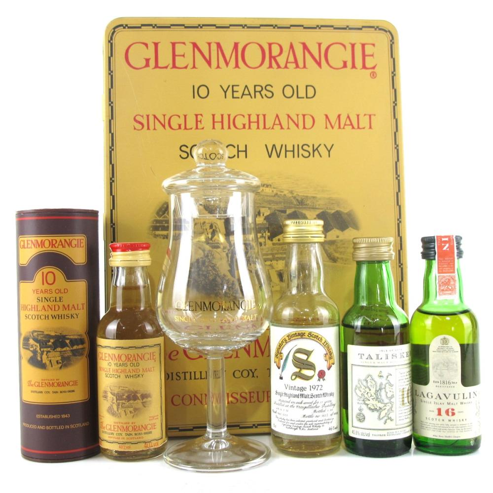 Single Malt Miniature Selection 4 x 5cl / Including Glenmorangie Gift Pack