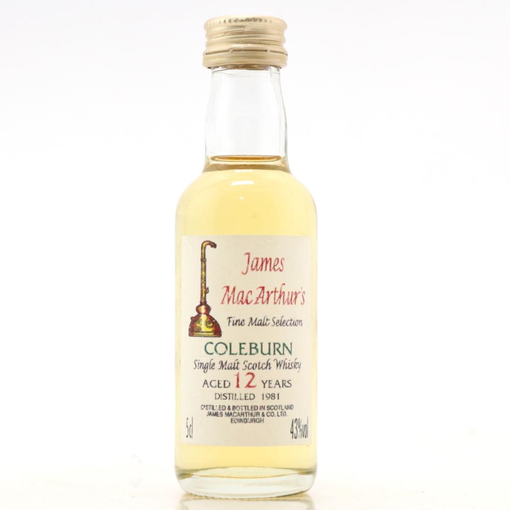 Coleburn 12 Year Old Miniature 5cl