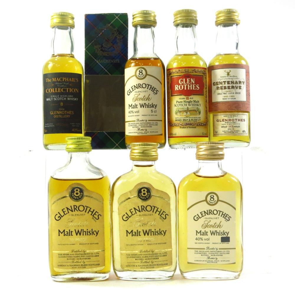 Glenrothes Miniature Selection x 7