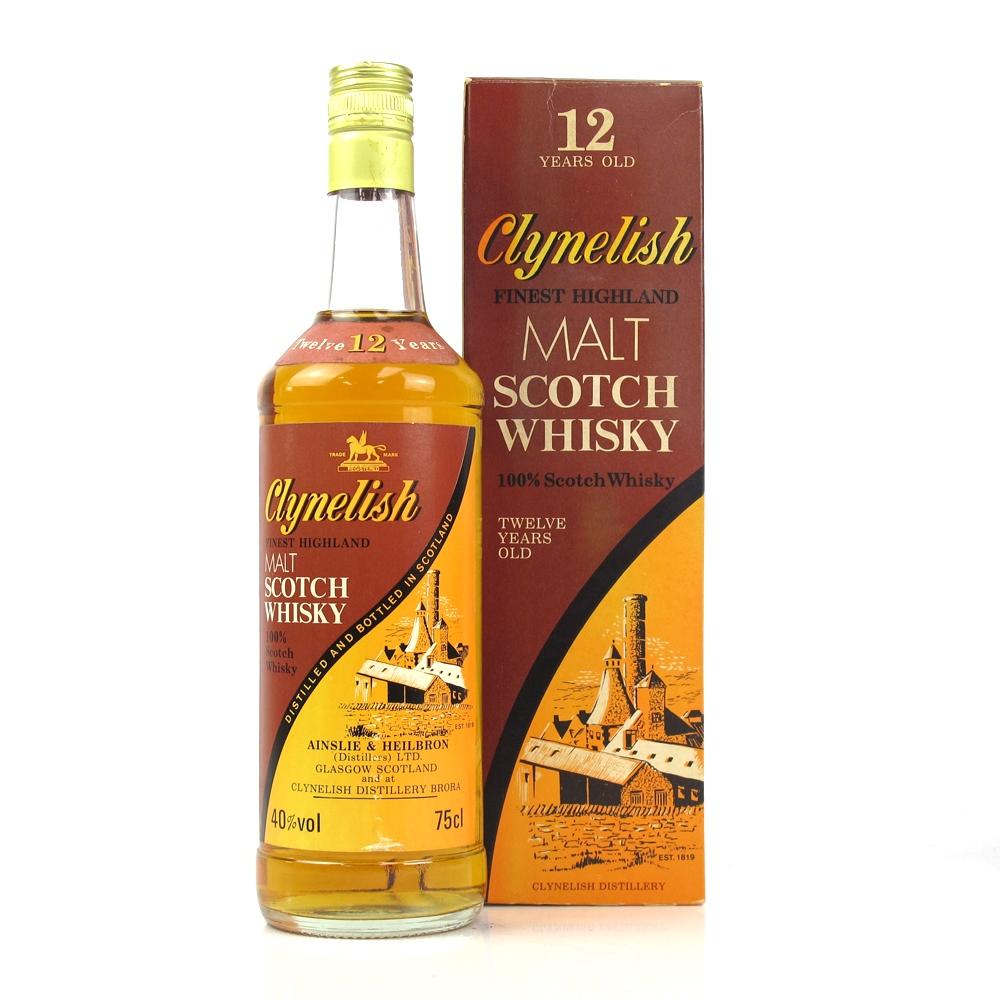 Clynelish 12 Year Old 1980s Ainslie & Heilbron