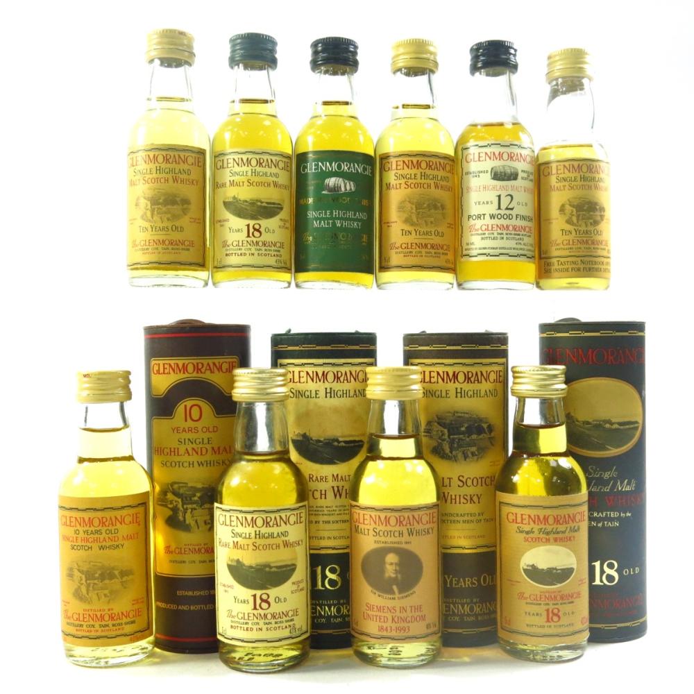 Glenmorangie Miniature Selection x 10 / including 18 Year Old