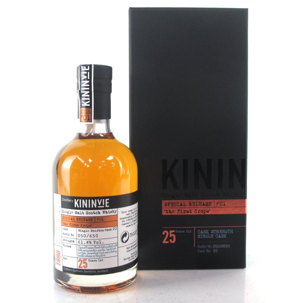 Kininvie 1990 The First Drop 25 Year Old Special Release 35cl