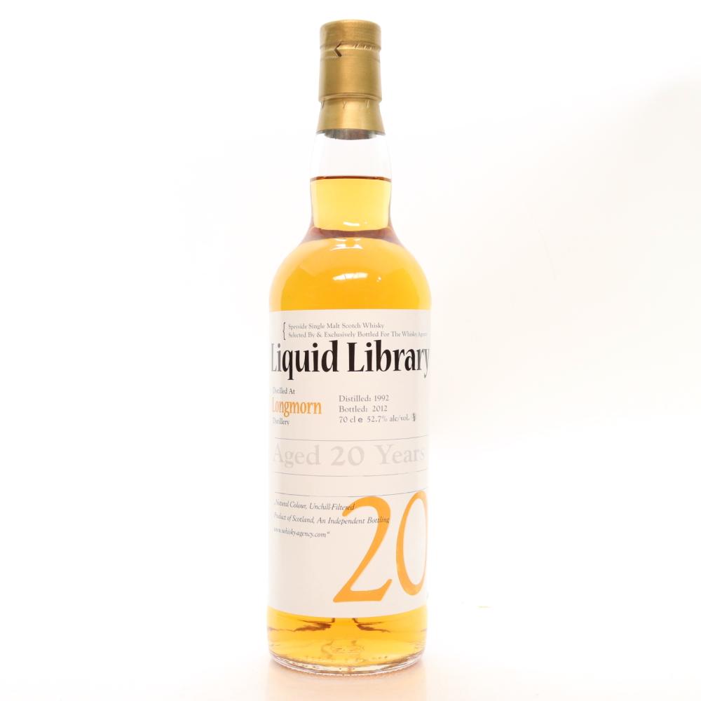 Longmorn 1992 Whisky Agency 20 Year Old / Liquid Library