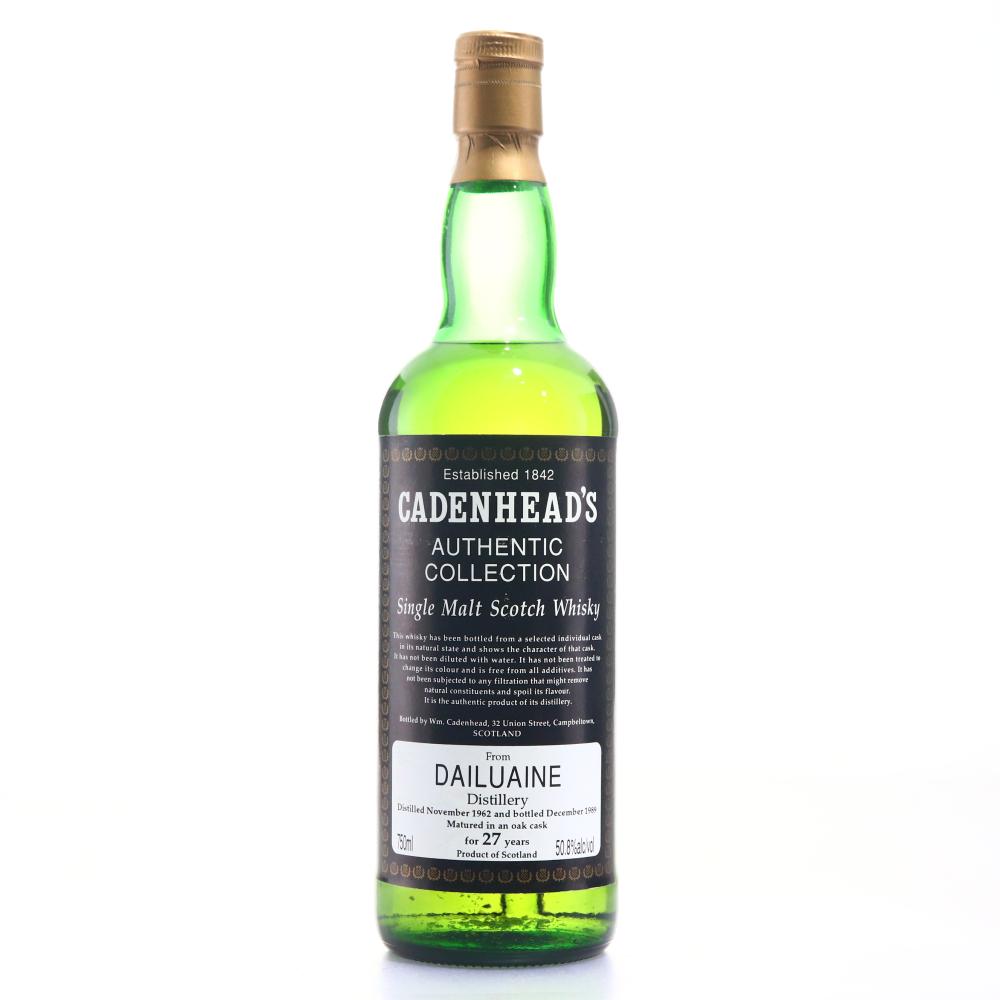 Dailuaine 1962 Cadenhead's 27 Year Old