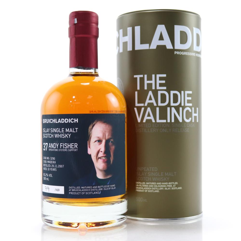 Bruichladdich 2007 Andy Fisher Valinch 10 Year Old / Madeira Cask