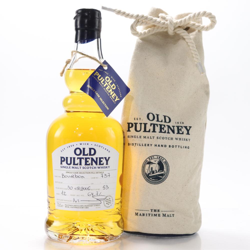 Old Pulteney 2006 Hand Filled 12 Year Old Cask #737 / Highland Whisky Festival 2019