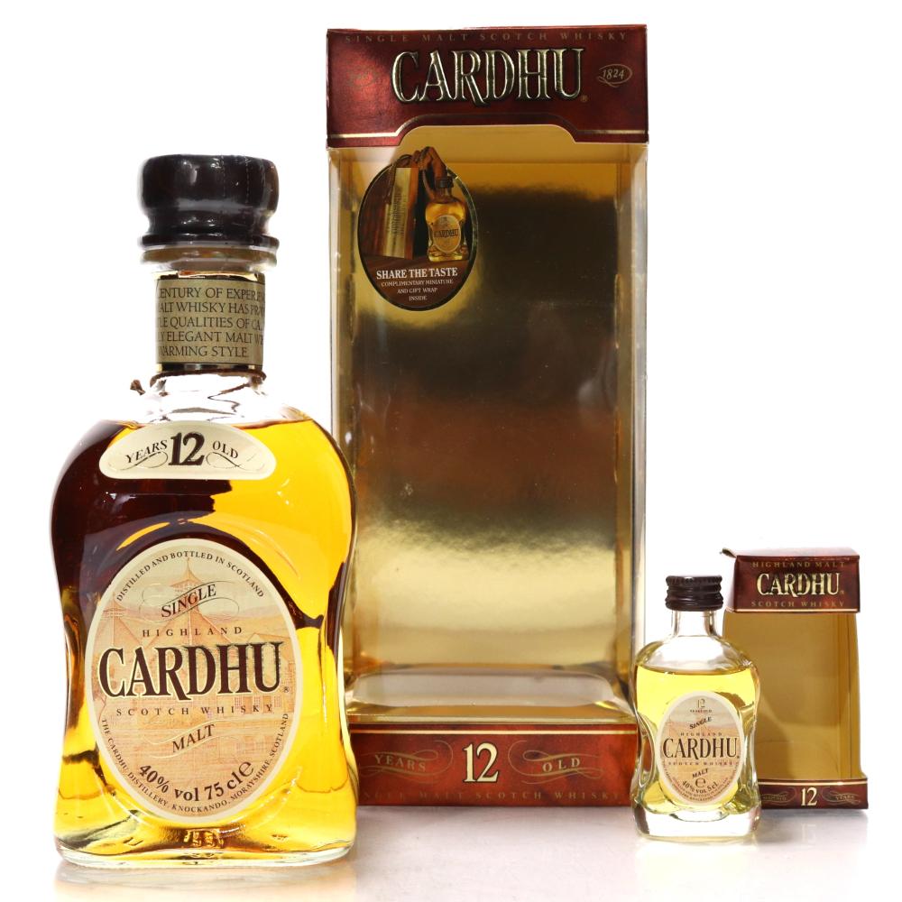 Cardhu 12 Year Old 1980s / with Miniature 5cl