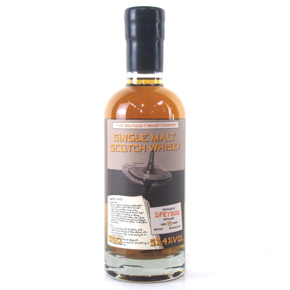 Speyside That Boutique-y Whisky Company 15 Year Old Batch #1