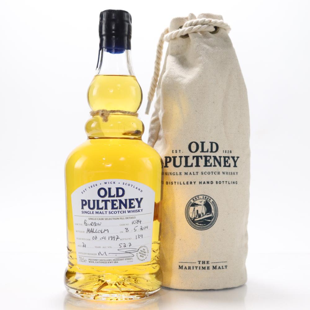 Old Pulteney 1997 Hand Filled 21 Year Old Cask #1084 / Highland Whisky Festival 2019