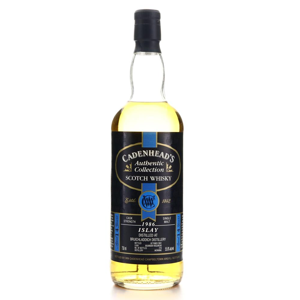 Bruichladdich 1986 Cadenhead's 14 Year Old 75cl / US Import