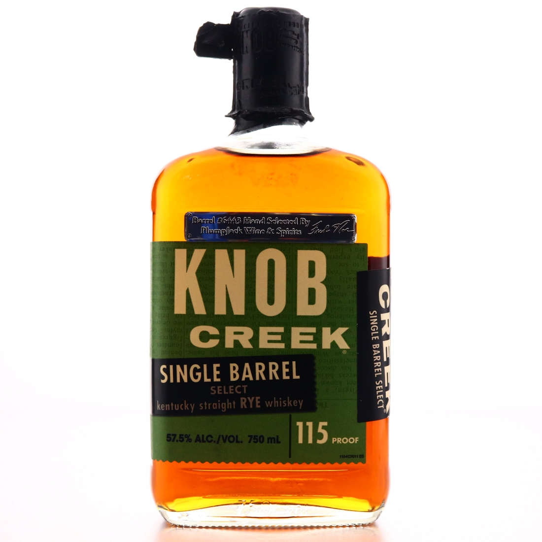 Knob Creek Single Barrel Rye #6443 / PlumpJack