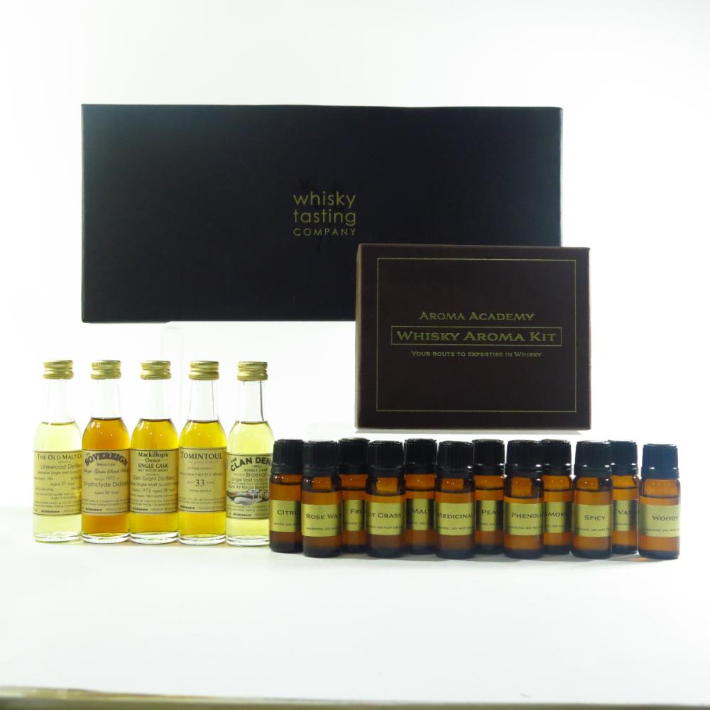 Whisky Tasting Company Miniature Gift Set 5 x 3cl / with Aroma Academy Nosing Kit