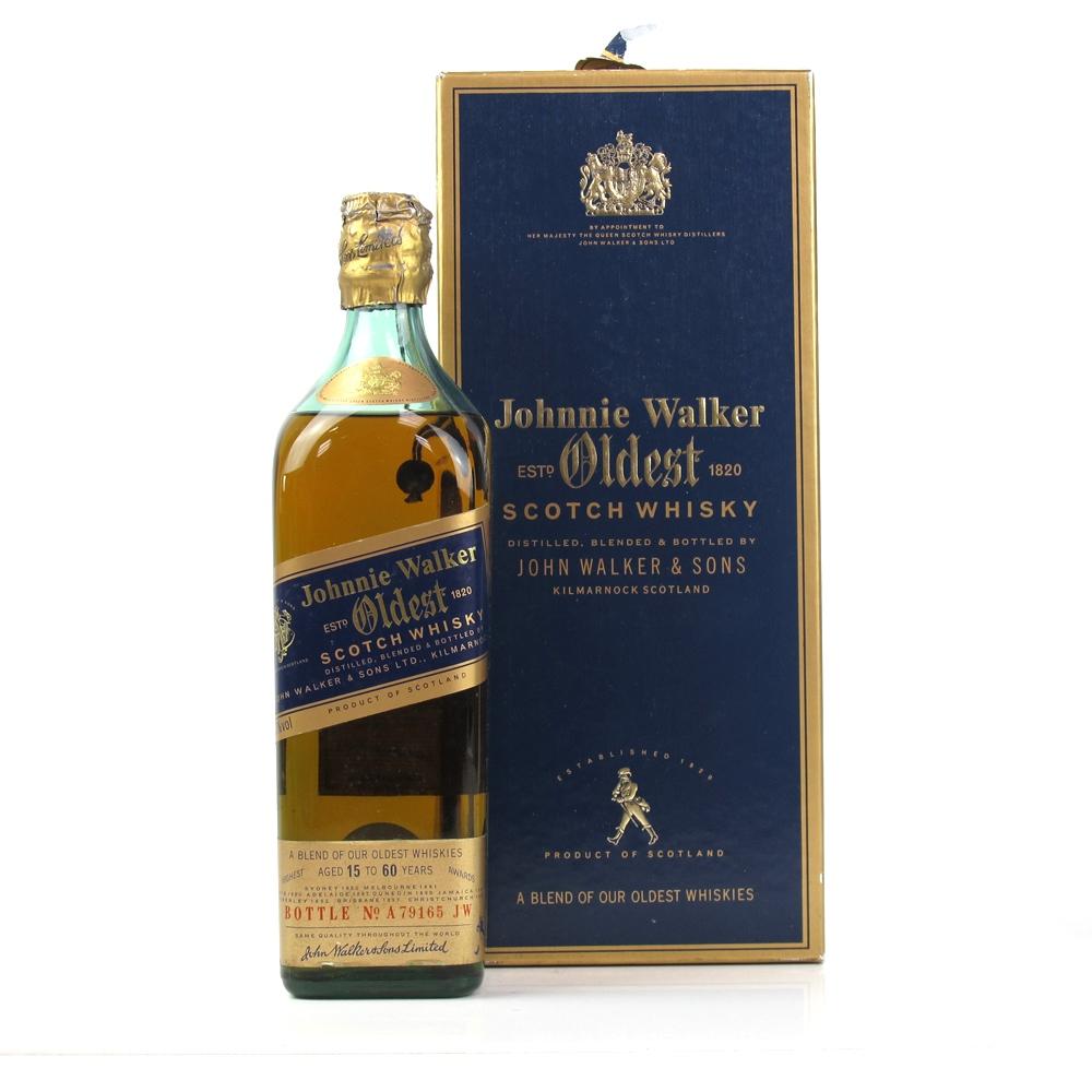 Johnnie Walker Oldest / 15 to 60 Year Old / Damaged Seal
