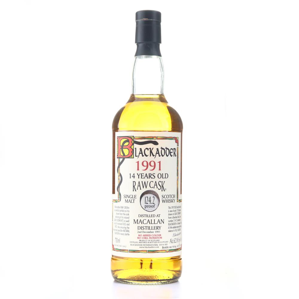Macallan 1991 Blackadder 14 Year Old Raw Cask 75cl / US Import