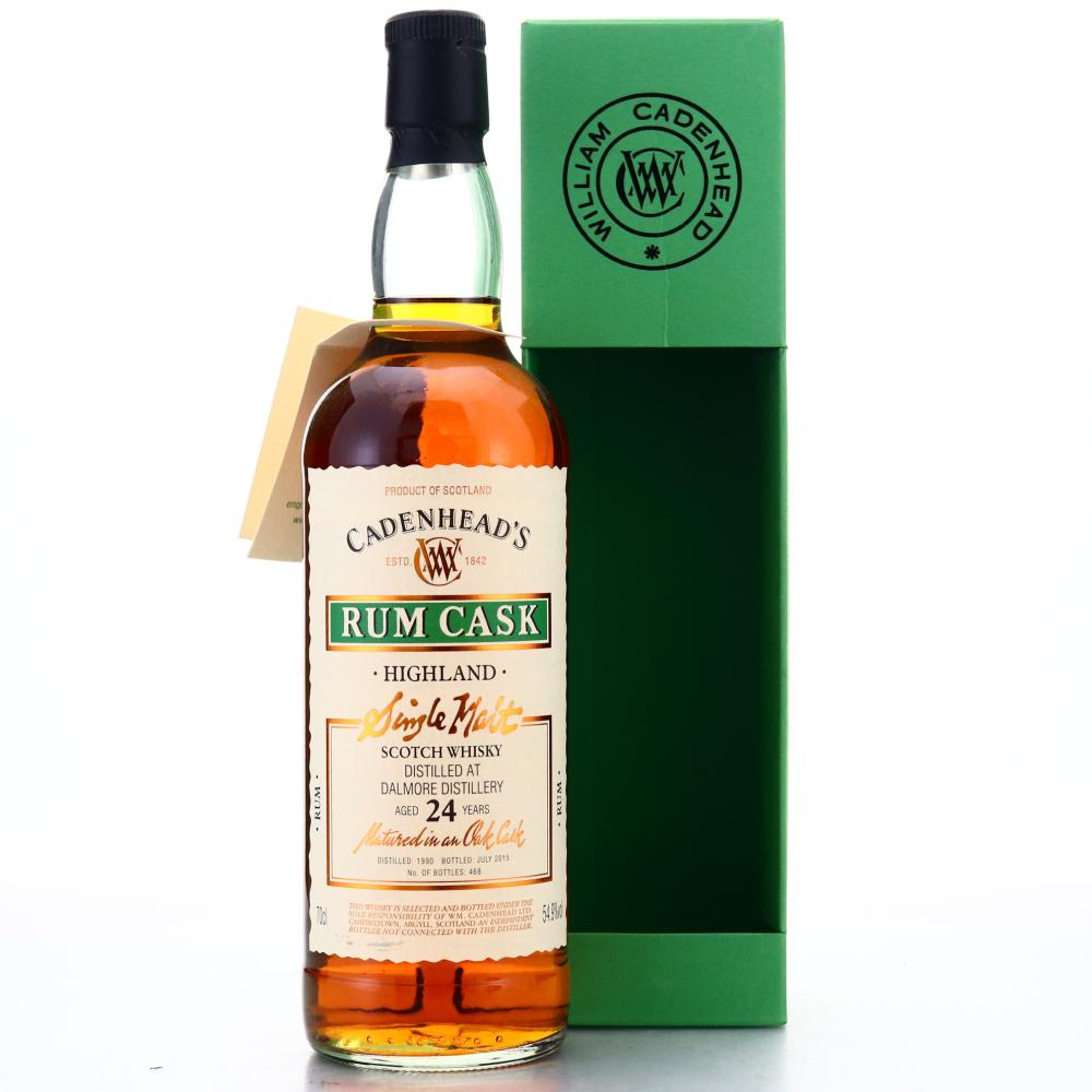 Dalmore 1990 Cadenhead's 24 Year Old Rum Cask