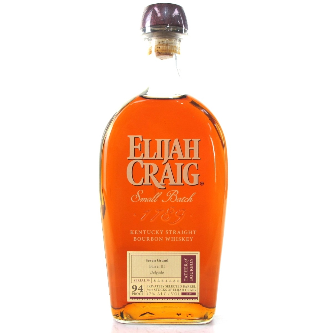 Elijah Craig Small Batch / Seven Grand Barrel III Delgado