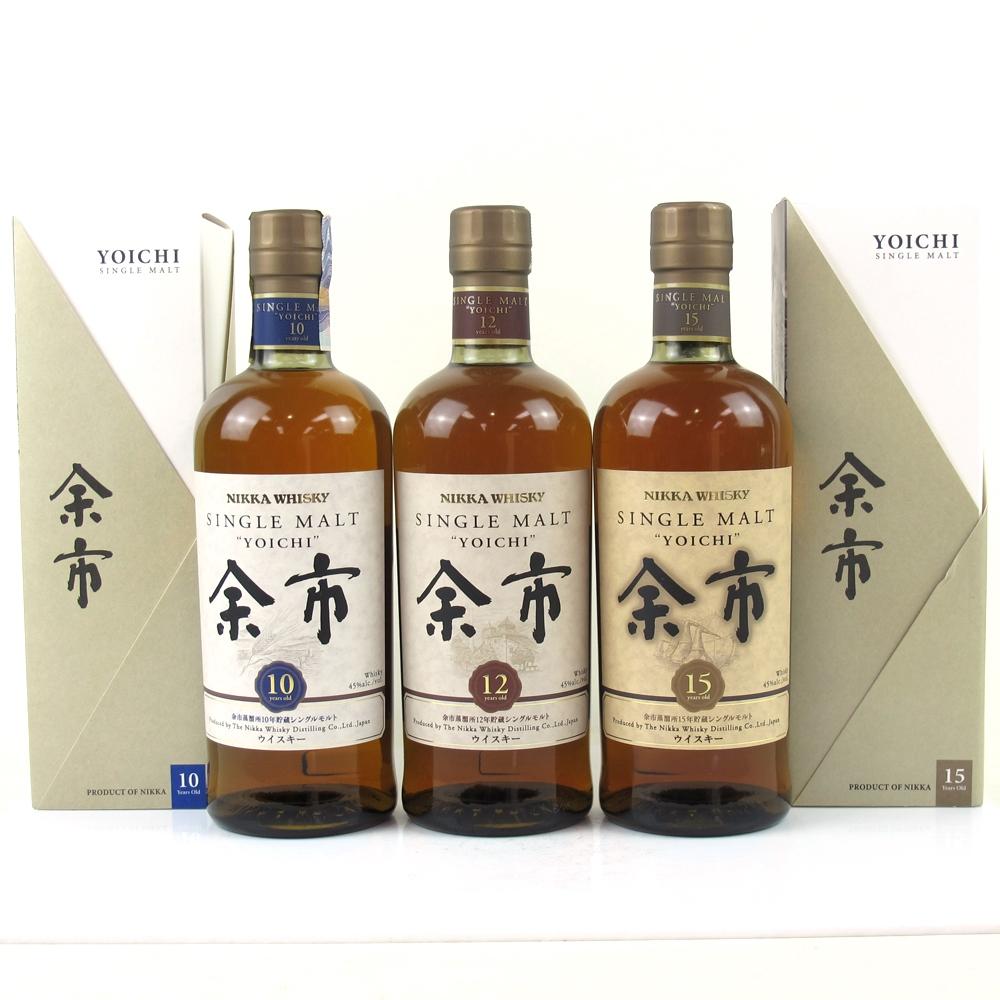 Yoichi 10, 12 and 15 Year Old Collection 3 x 70cl