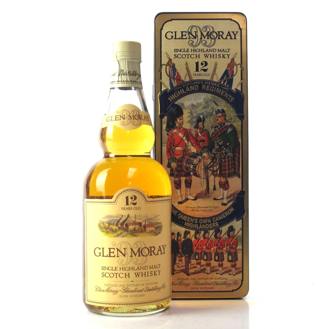 Glen Moray 12 Year Old / Queens Own Cameron Highlanders