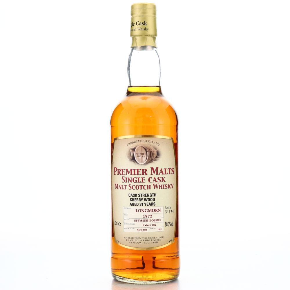 Longmorn 1972 Premier Malts 31 Year Old