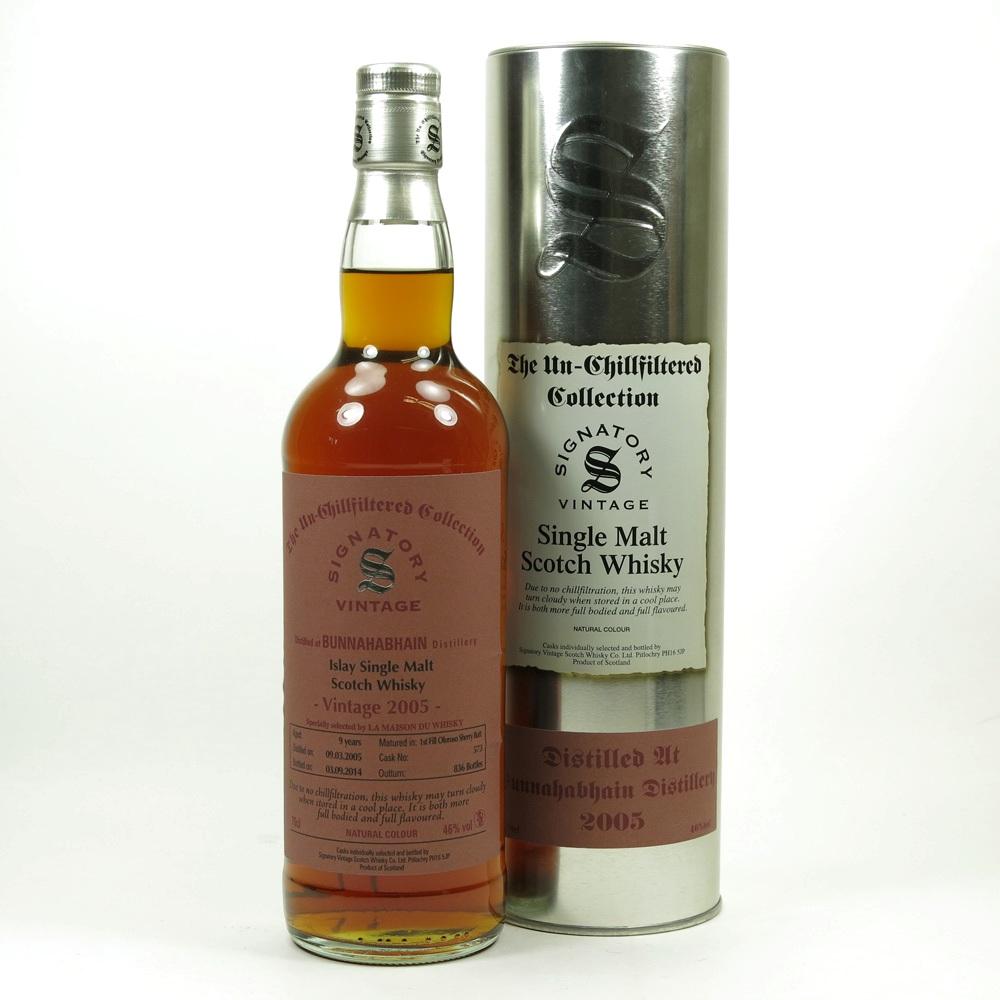 Bunnahabhain 2005 Signatory Vintage 1st Fill Oloroso Sherry Single Cask