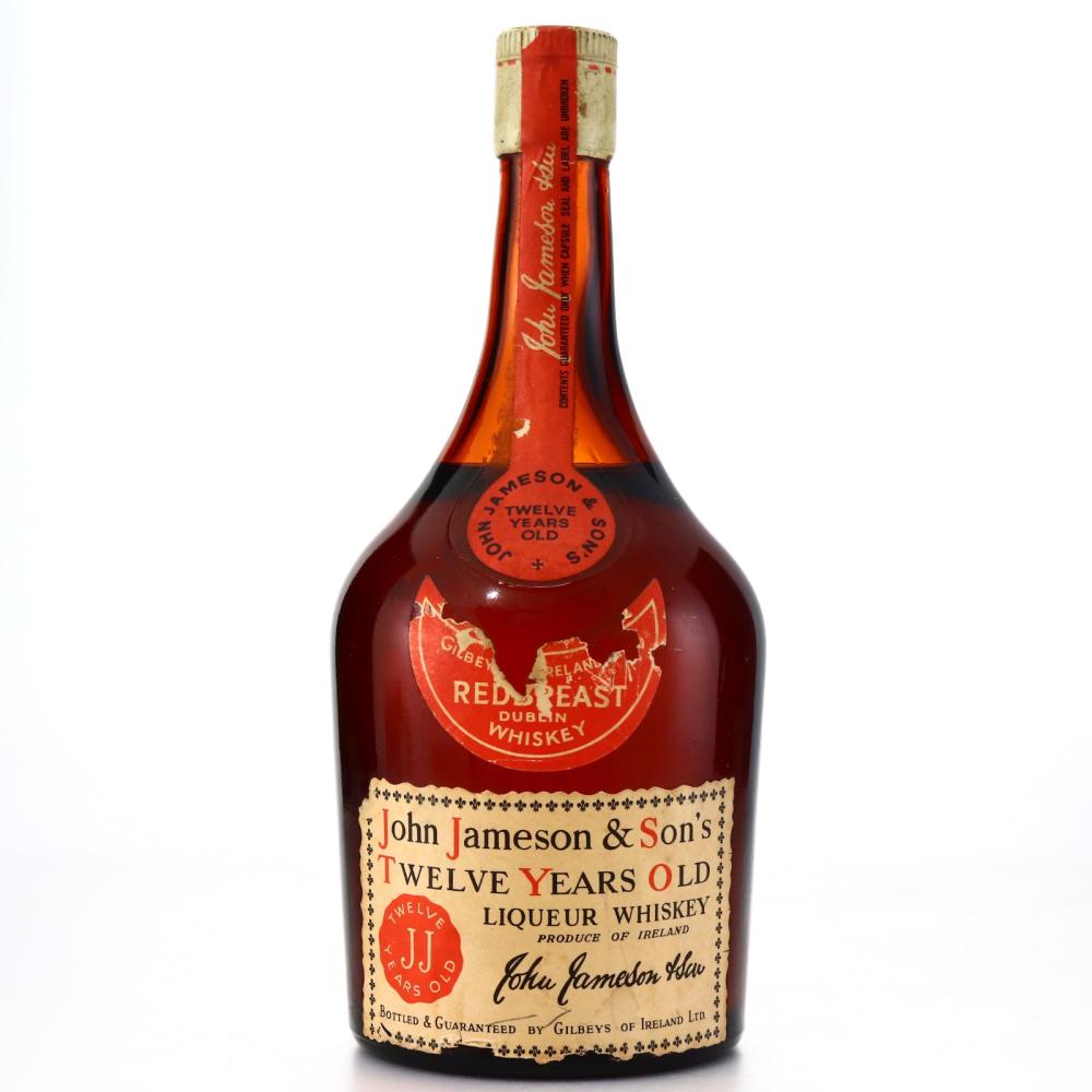 John Jameson and Son Redbreast 12 Year Old 1962 / Gilbey's