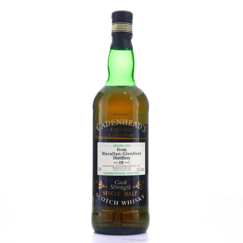 Macallan 1976 Cadenhead's 19 Year Old Sherry Wood 75cl / US Import