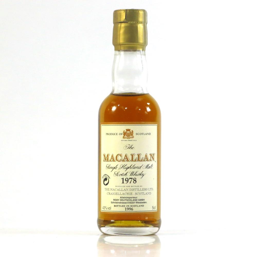 Macallan 1978 18 Year Old Miniature 5cl / German Import