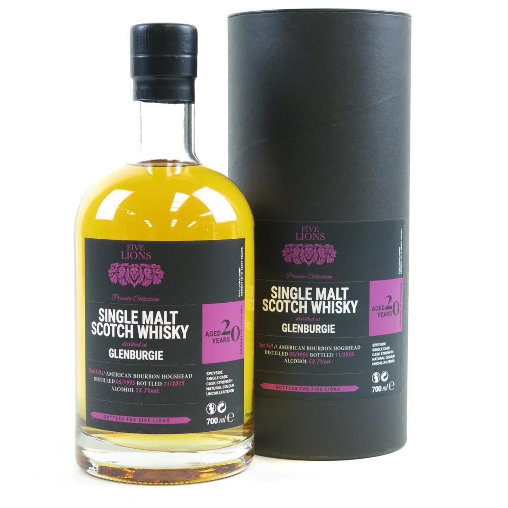 Glenburgie 1995 Five Lions 20 Year Old