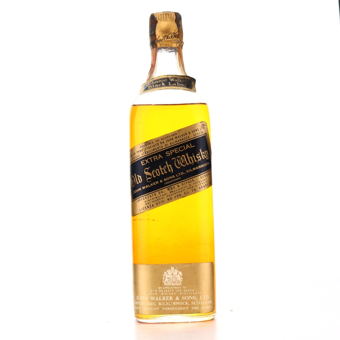 Johnnie Walker Black 1970s / Wax & Vitale Import