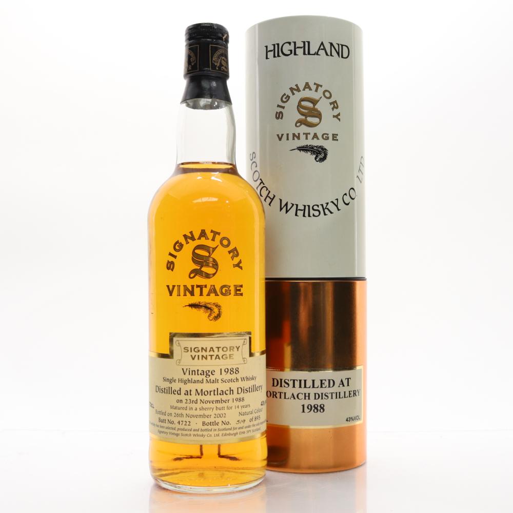 Mortlach 1988 Signatory Vintage 14 Year Old