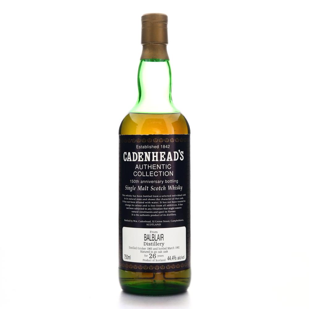 Balblair 1965 Cadenhead's 26 Year Old 75cl / 150th Anniversary