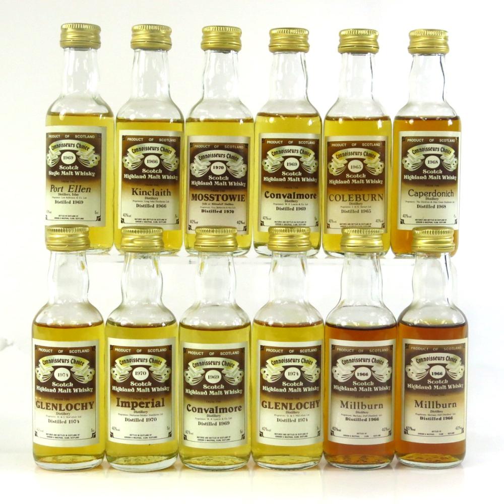 Gordon and MacPhail Closed Distillery Miniature Selection x 12