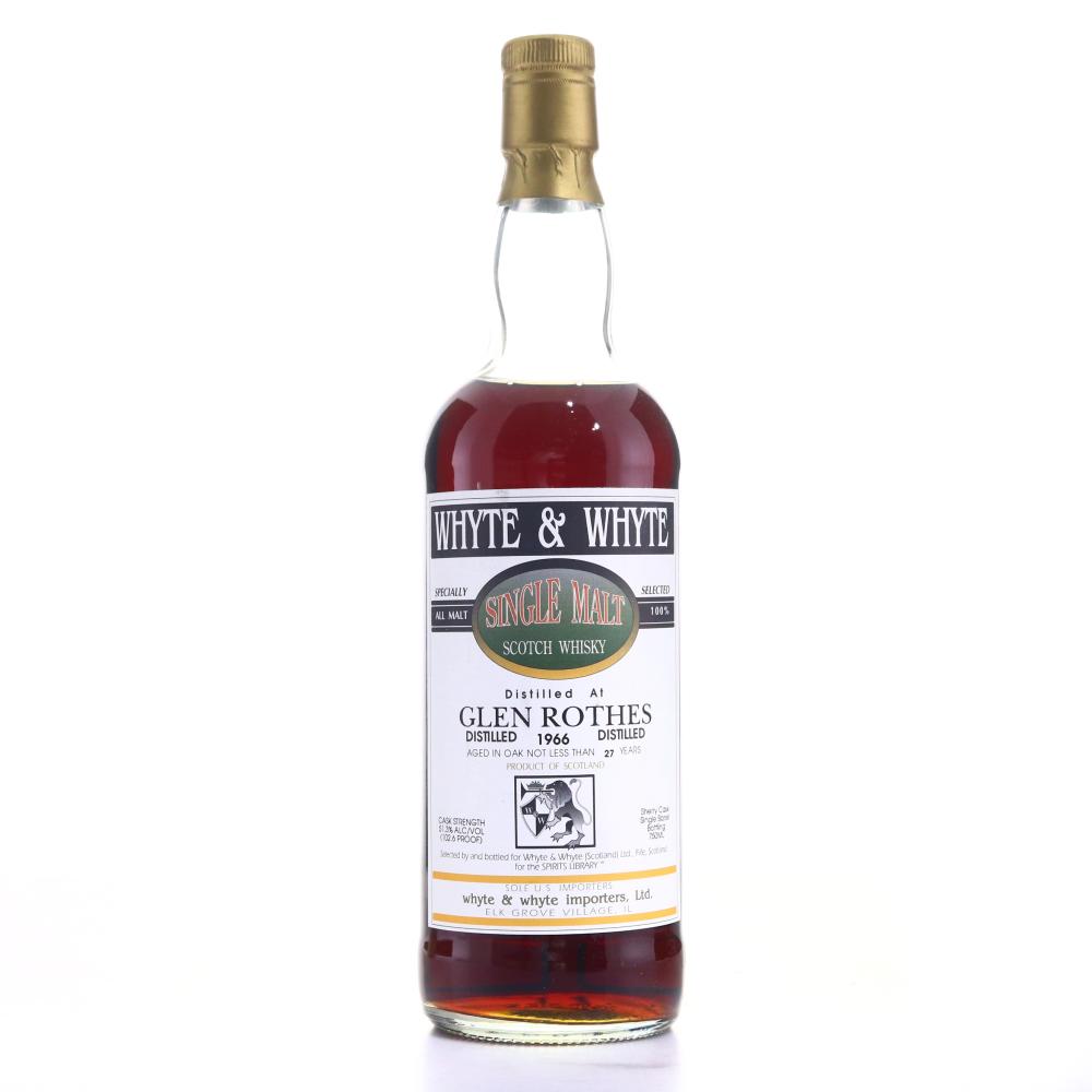 Glenrothes 1966 Whyte and Whyte 27 Year Old Sherry Cask 75cl / Spirits Library