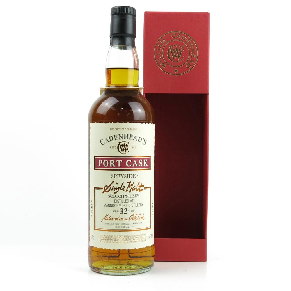 Mannochmore 1982 Cadenhead's 32 Year Old / Port Cask