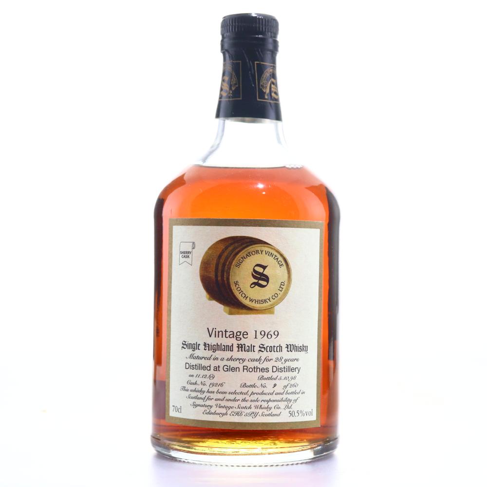 Glenrothes 1969 Signatory Vintage 28 Year Old