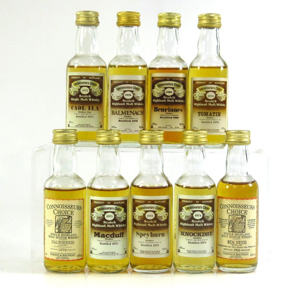 Gordon and MacPhail Miniature Selection x 9 / Including Caol Ila 1972