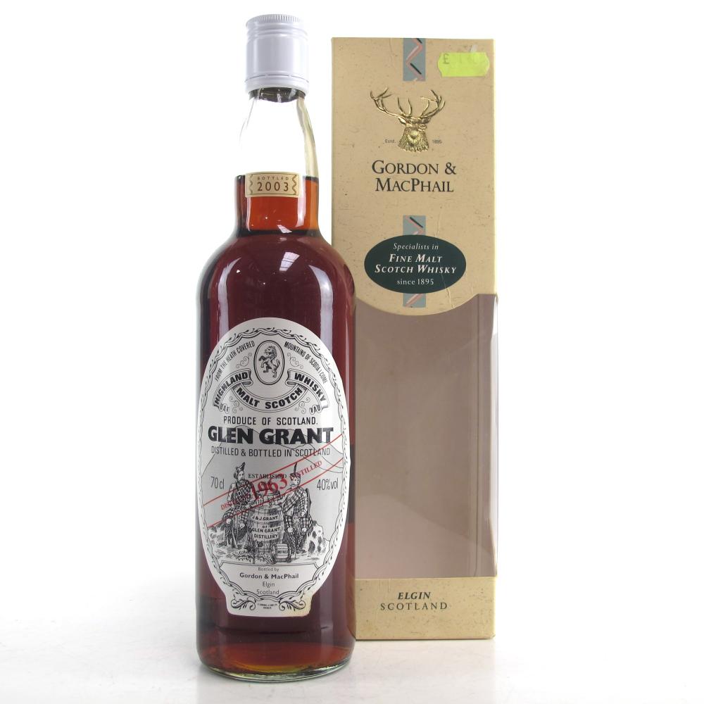 Glen Grant 1963 Gordon and MacPhail 40 Year Old
