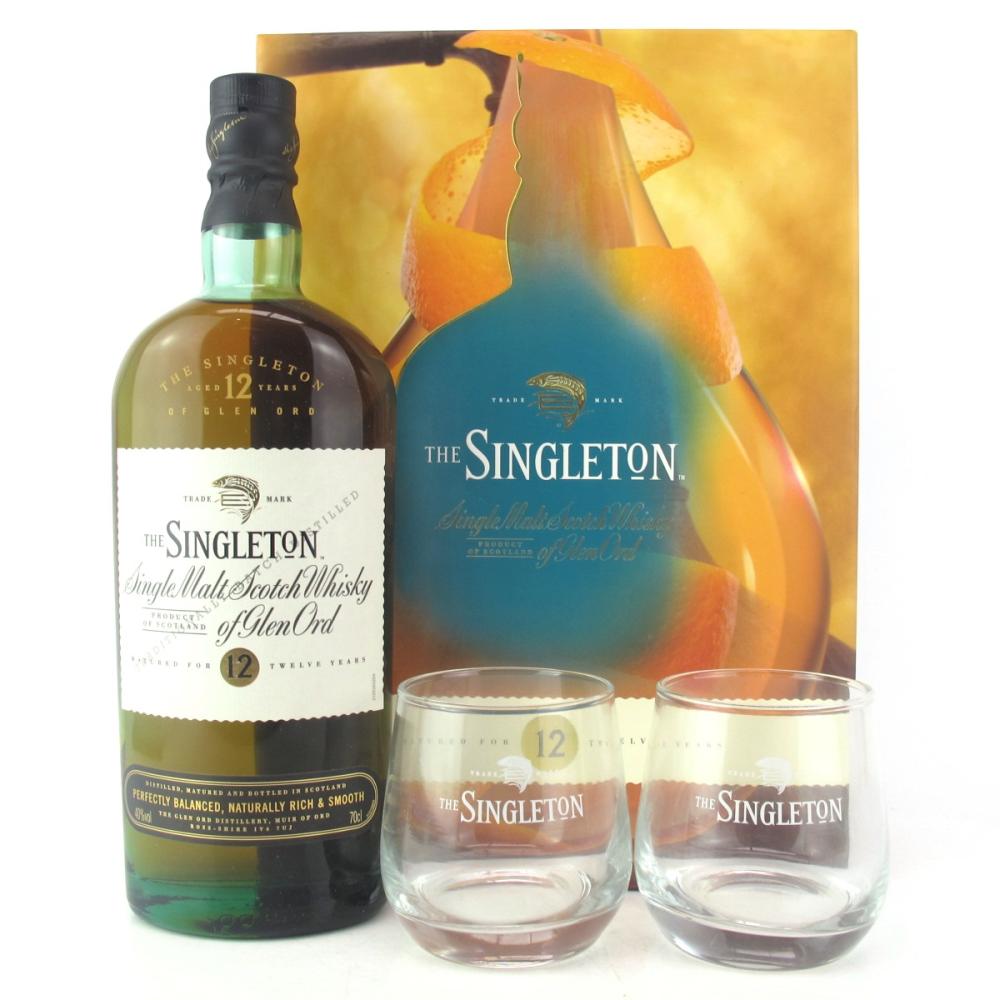 Singleton of Glen Ord 12 Year Old / with  2 x Glasses