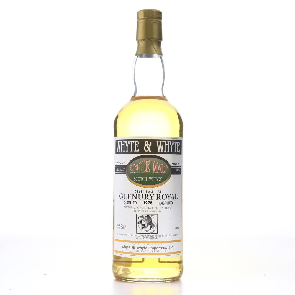 Glenury Royal 1978 Whyte and Whyte 14 Year Old 75cl / Spirits Library