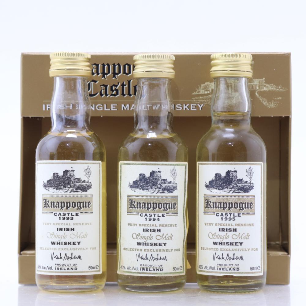 Knappogue Castle 1993-1995 Irish Single Malt Gift Pack 3 x 5cl