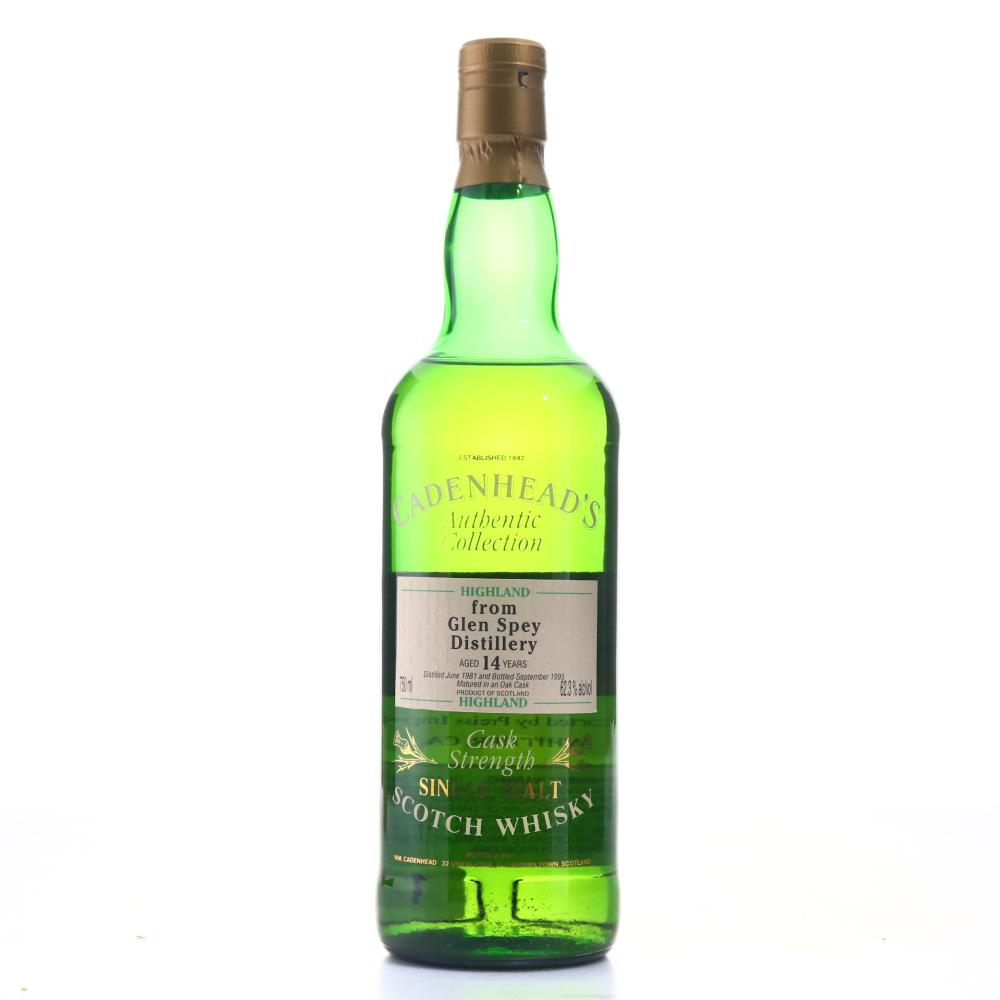 Glen Spey 1981 Cadenhead's 14 Year Old 75cl / US Import