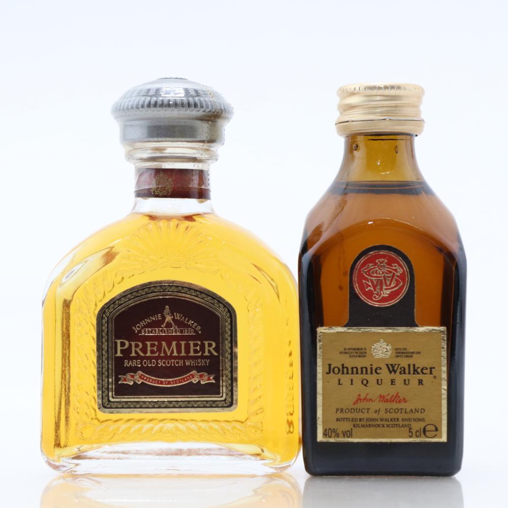 Johnnie Walker Premier & Liqueur Miniature 2 x 5cl