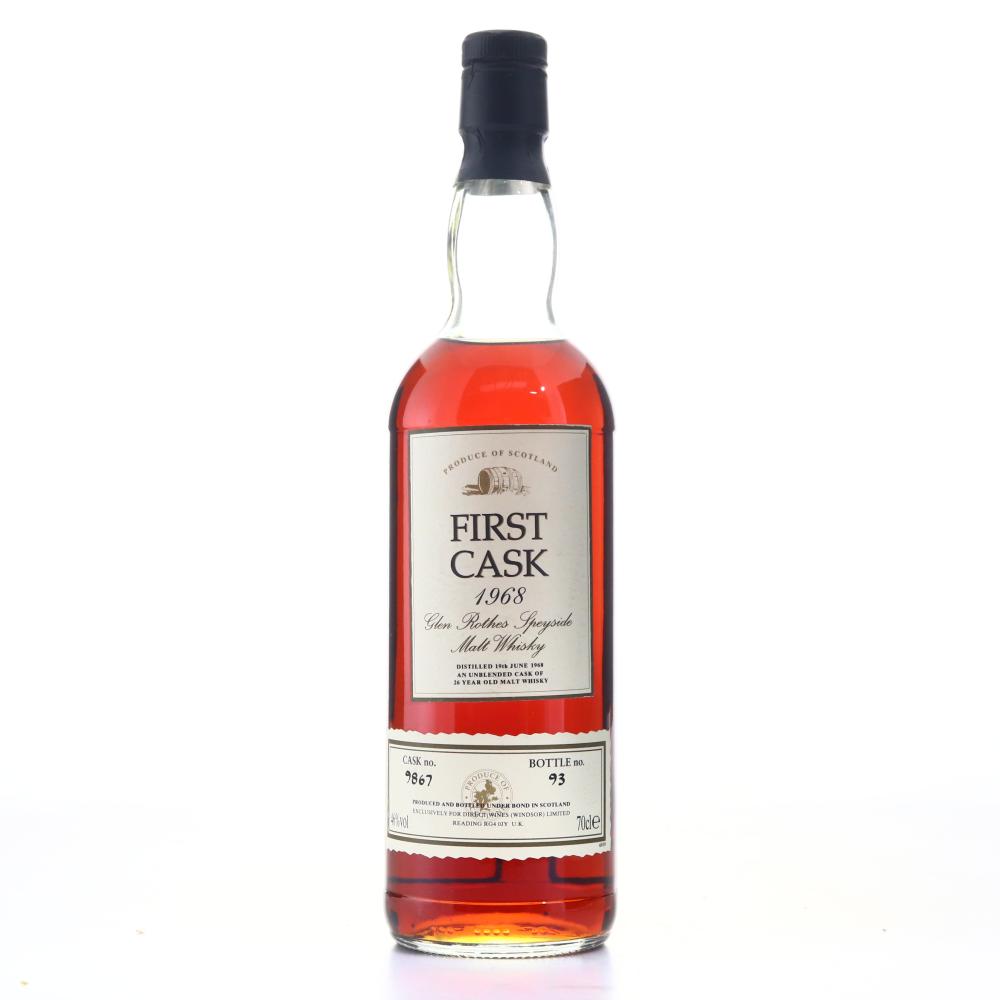 Glenrothes 1968 First Cask 26 Year Old